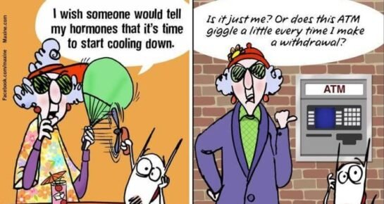 An Old Lady Maxine Makes People Laugh With Her 20 Single-Panel Cartoons