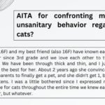 Behavior Regarding Cats