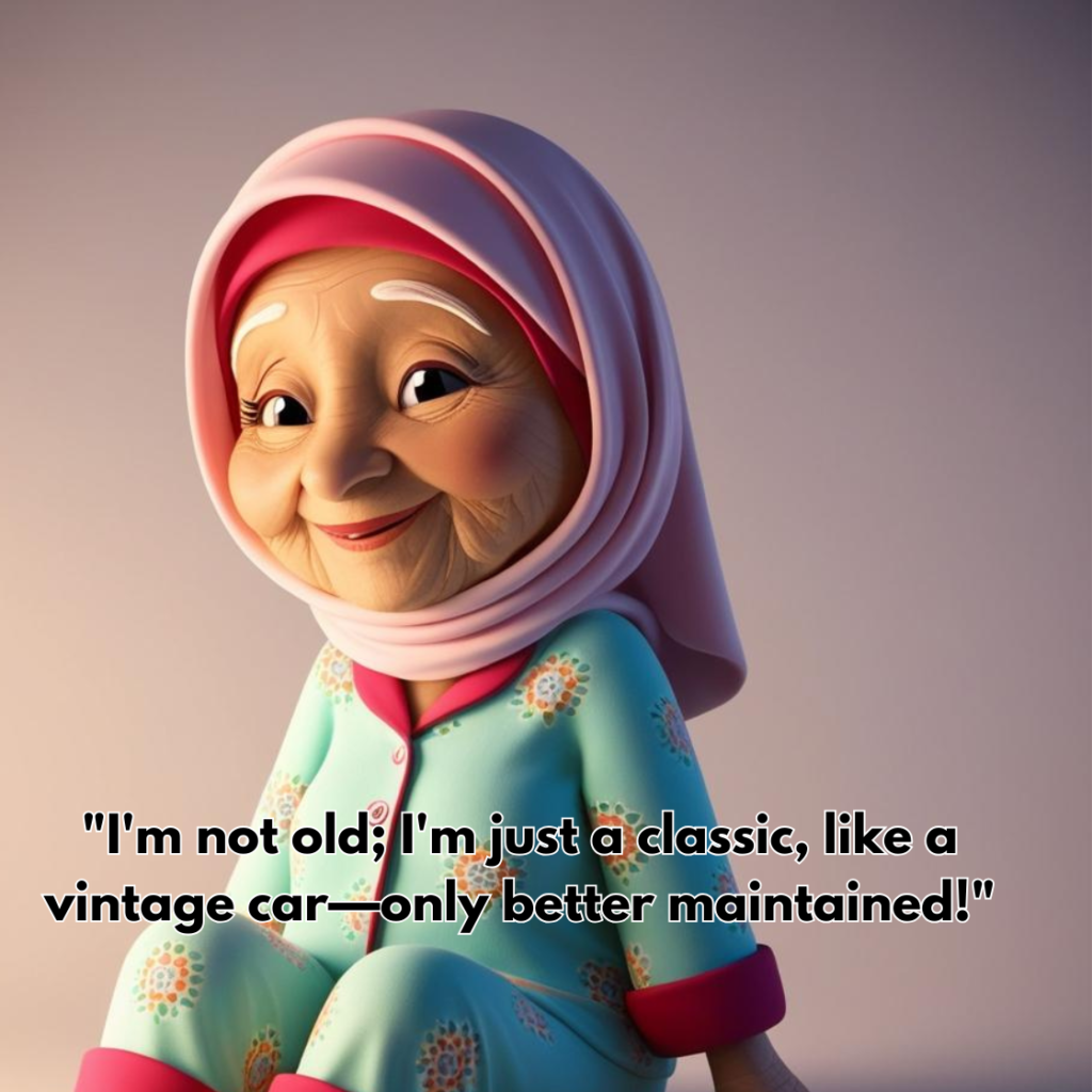 13 Cartoon Illustrations of Old Ladies That Will Brighten Your Day