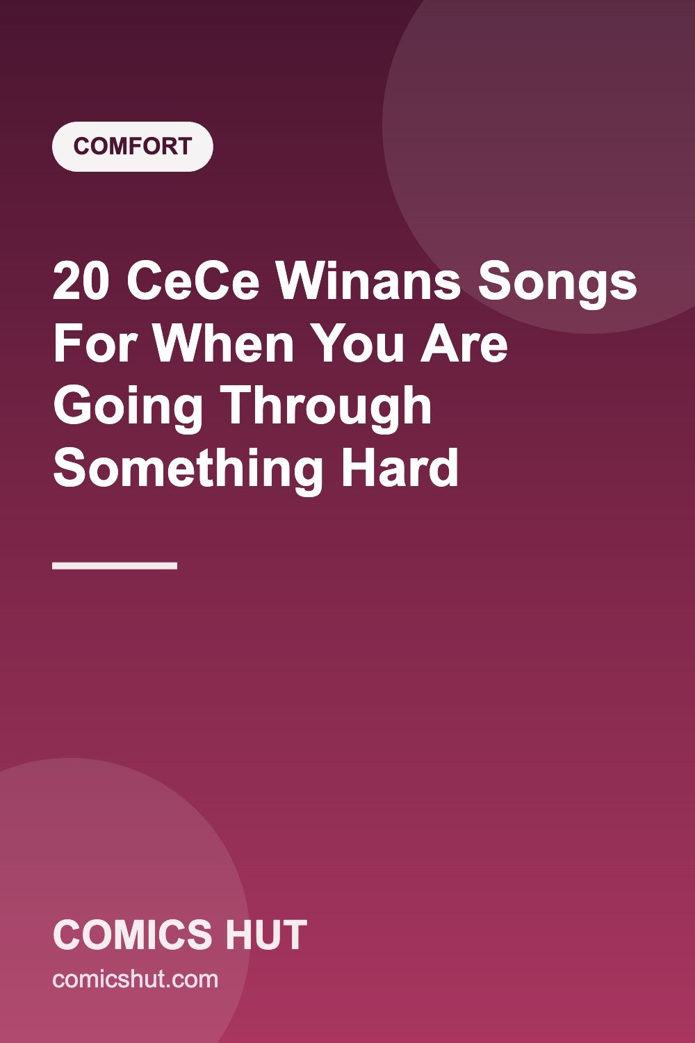 20 CeCe Winans Songs For When You Are Going Through Something Hard