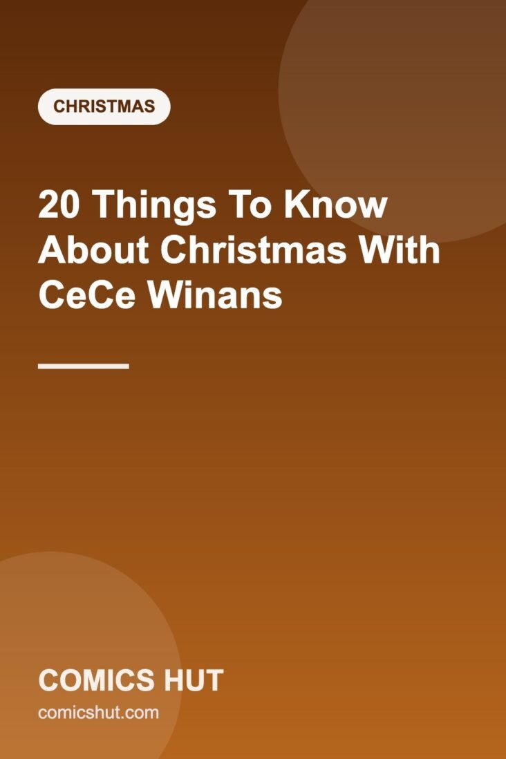 20 Things To Know About Christmas With CeCe Winans