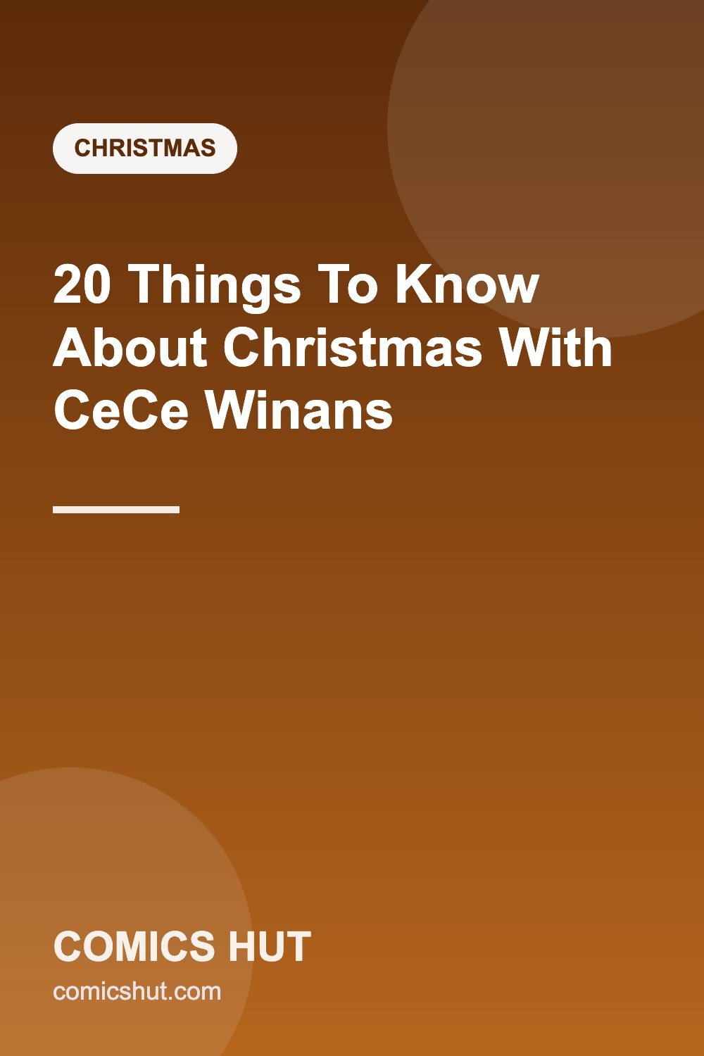 20 Things To Know About Christmas With CeCe Winans