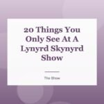 20 Things You Only See At A Lynyrd Skynyrd Show