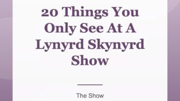 20 Things You Only See At A Lynyrd Skynyrd Show