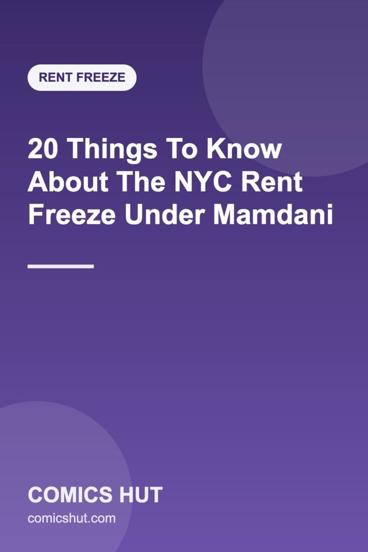 20 Things To Know About The NYC Rent Freeze Under Mamdani