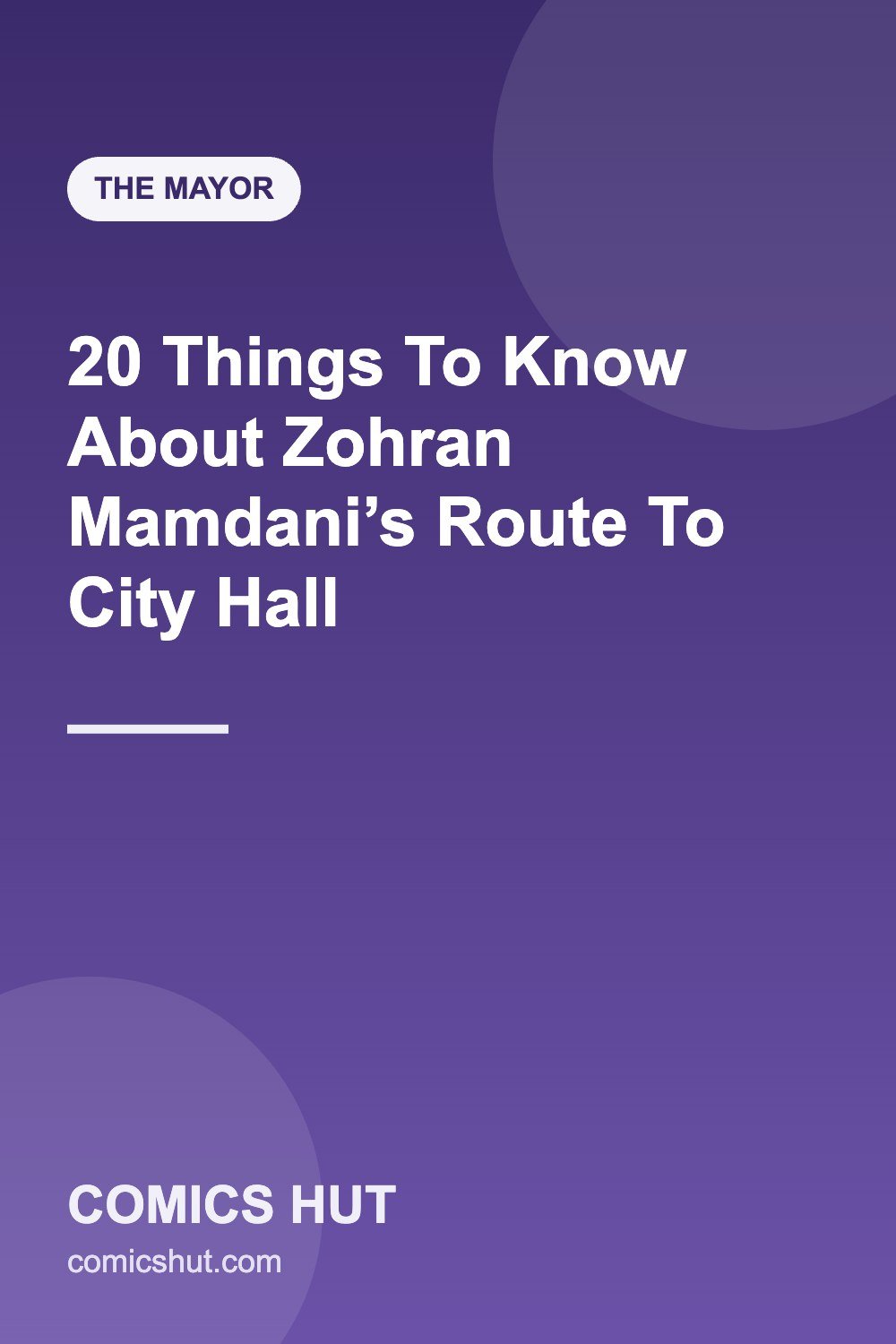 20 Things To Know About Zohran Mamdani’s Route To City Hall